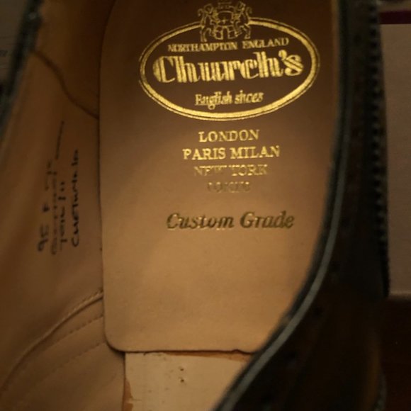 Church\'s Men\'s Superior Oxford Brogue Shoes Sz 11